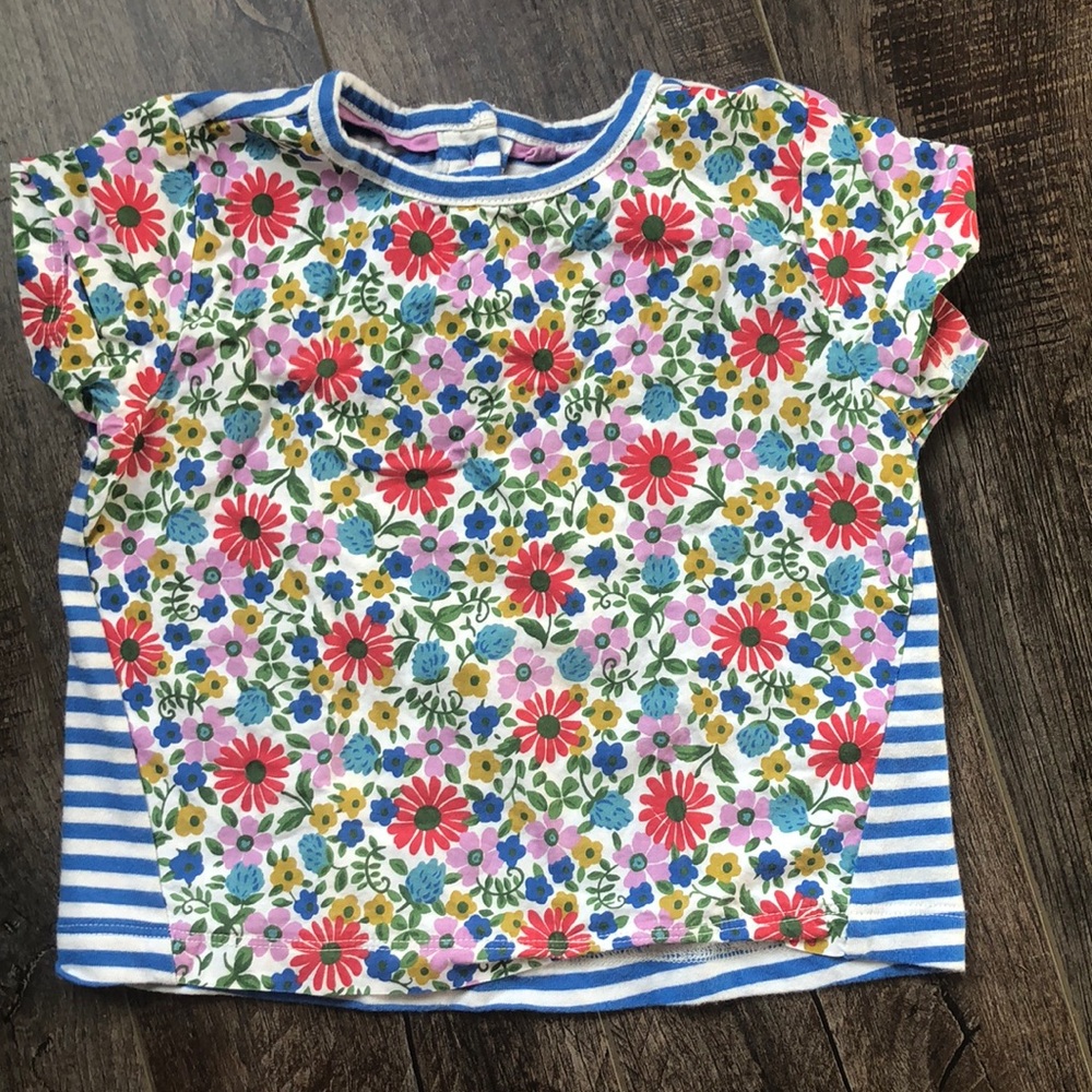 Mini Biden mixed fabric tee